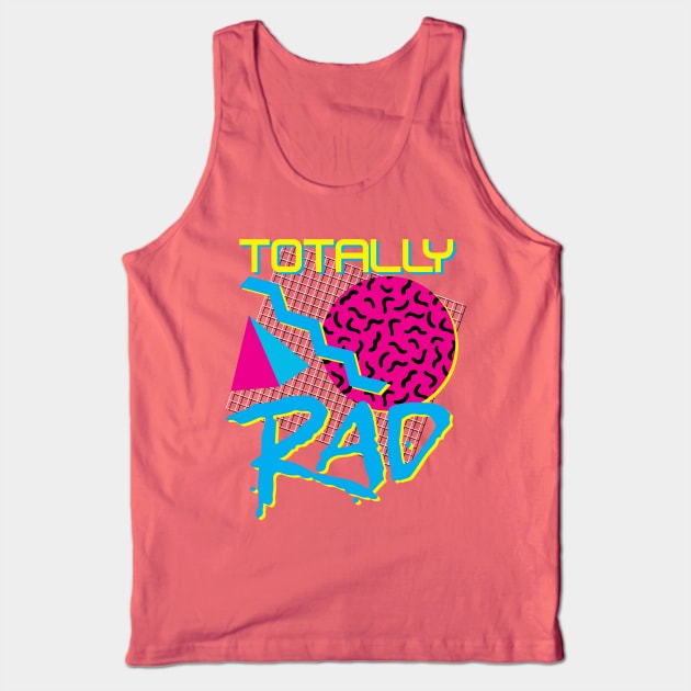 Totally Rad 1980s Memphis Design Tank Top by andzoo